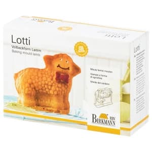 product image - Форма об'ємна «Ягня» Birkmann LOTTI, 6,2х19,5х12,8 см, чорний