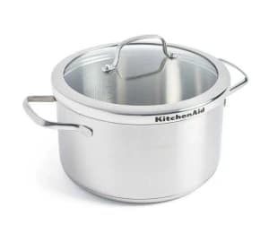 product image - Каструля з кришкою KitchenAid PROLINE, об'єм 5,7 л, сріблястий