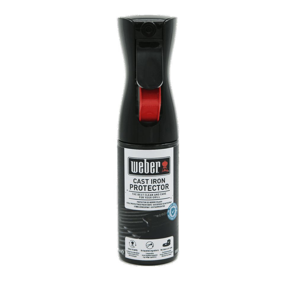 product image - Средство для защиты и ухода за чугуном Weber, объем 0,2 л, черный