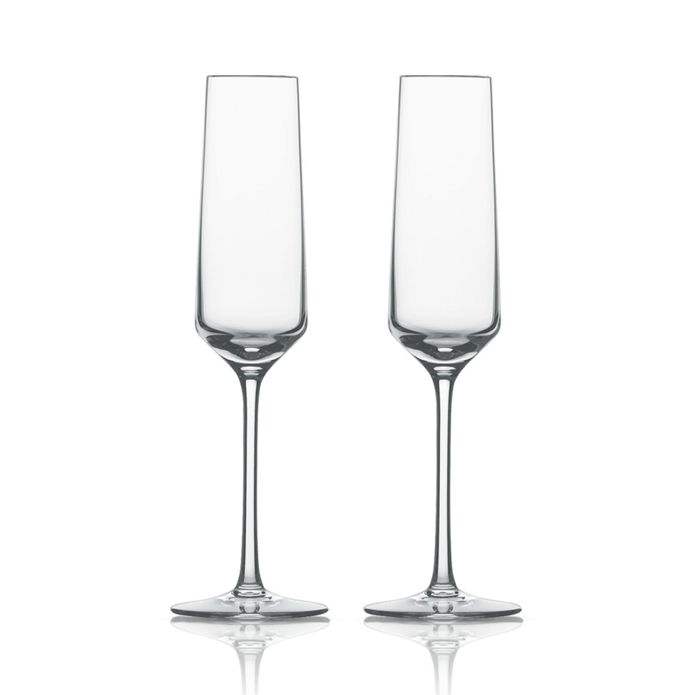 product image - Набір келихів для шампанського Zwiesel Glas PURE, об'єм 0,209 л, прозорий, 2 шт