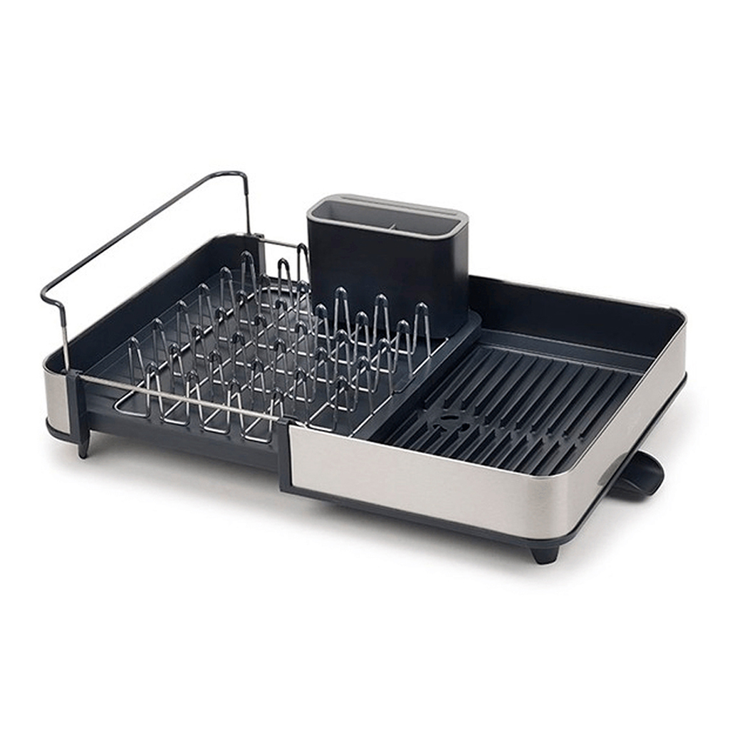 product image - Сушарка для посуду розсувна Joseph Joseph EXTEND, 16,1x36,4х32-52,7 см, сірий