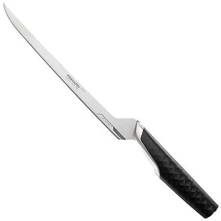 Ніж філейний Fiskars Taiten, довжина 21 см, чорний