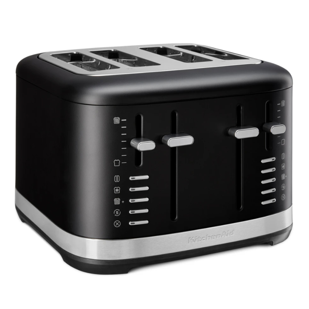 product image - Тостер на четыре слота KitchenAid, 21,1х30,8х30 см, черный матовый