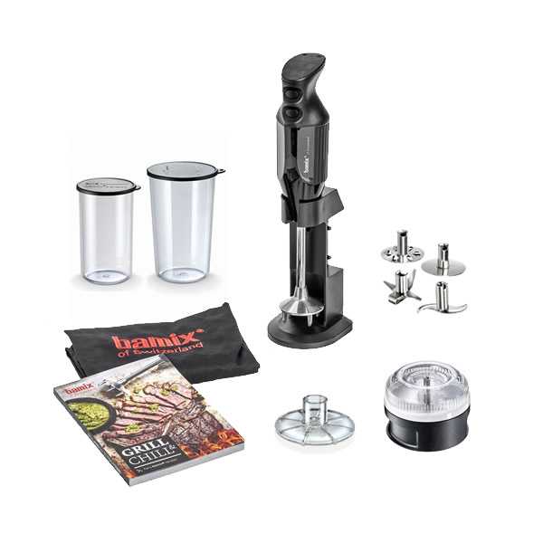 product image - Блендер погружной Bamix BBQ M200, черный
