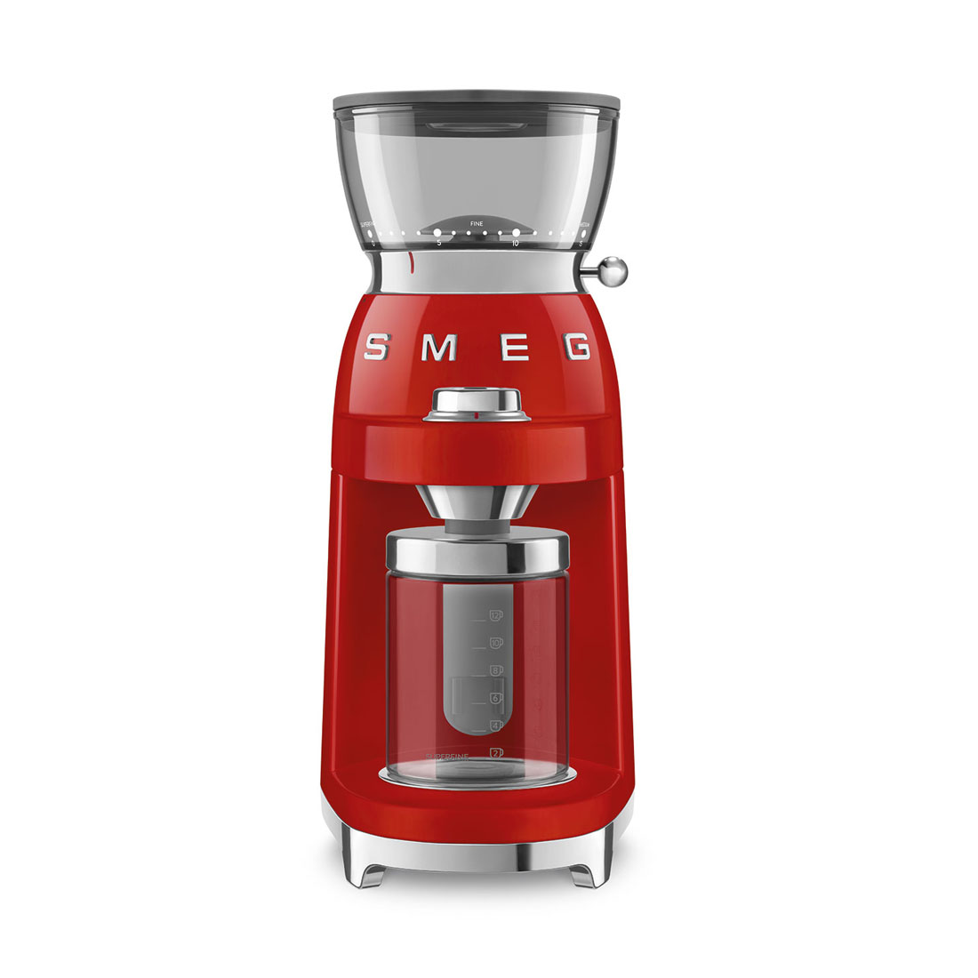 product image - Кофемолка Smeg 50 STYLE, 15x34,5x22 см, красный