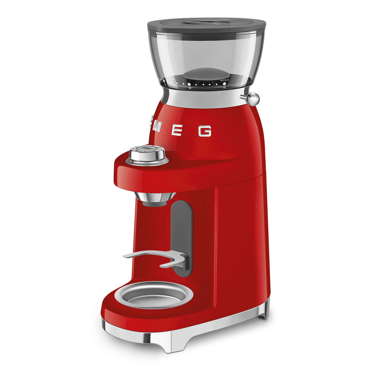Кофемолка Smeg 50 STYLE, 15x34,5x22 см, красный