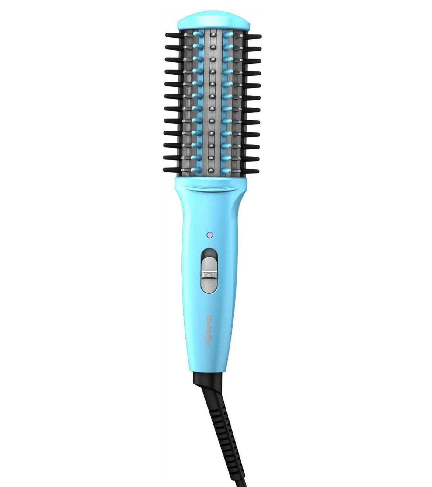 product image - Фен-щітка Babyliss для випрямлення волосся міні, блакитний