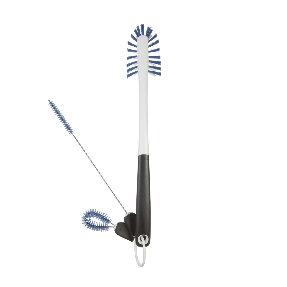 product image - Набор щеток для чистки бутылок 3 в 1 OXO CLEANING, 5х11х44 см, черный, 3 предмета
