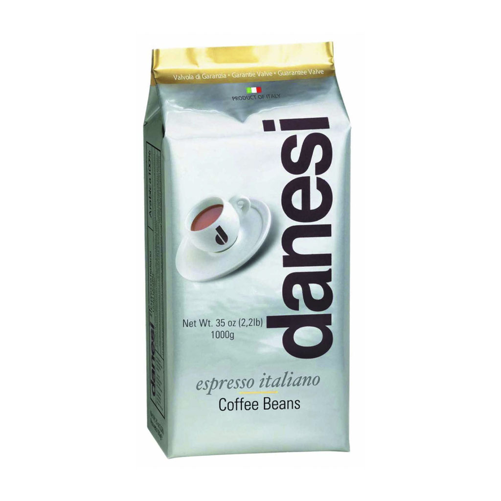 product image - Кофе Gold в зернах Danesi, 1 кг, вакуумный пакет с клапаном, желтый