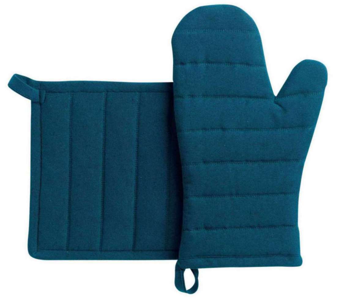 product image - Набор кухонный: варежка и прихватка Winkler JONA, синий