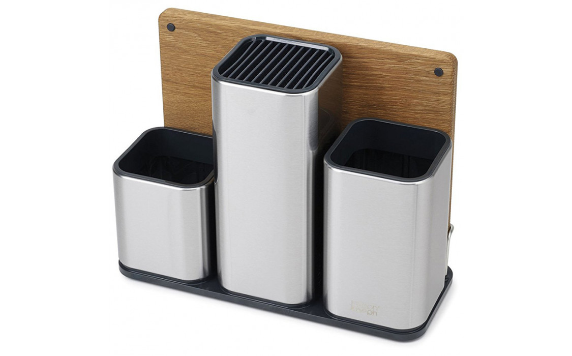 product image - Органайзер кухонный для столовых приборов Joseph Joseph 100 COLLECTION, 31x12,5x23 см, серебристый, 4 предмета