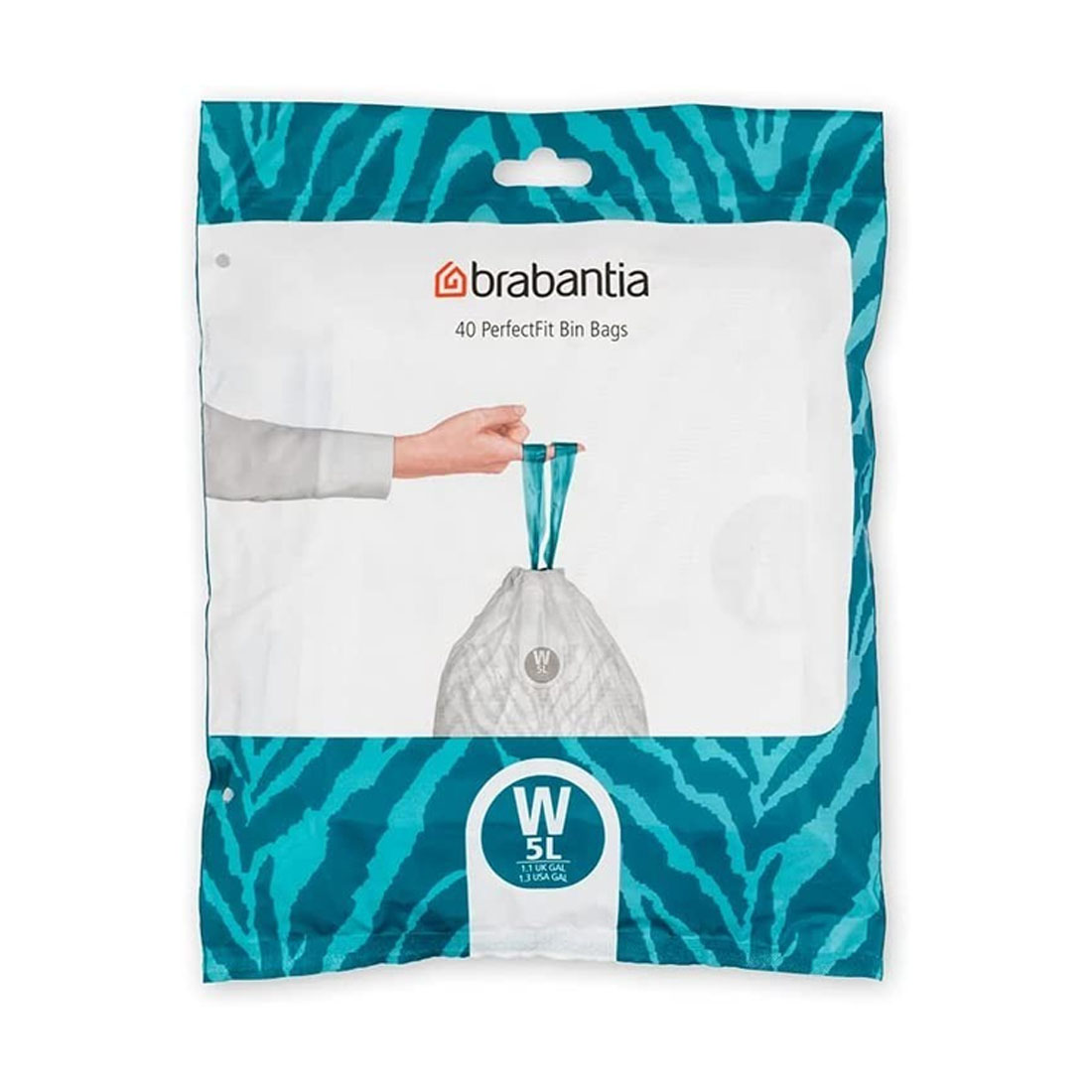 product image - Набор мусорных пакетов Brabantia PerfectFit, объем 5 л, 40 шт
