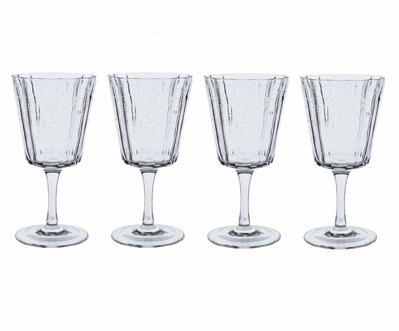 product image - Набір келихів для білого вина Laura Ashley GLASS COLLECTABLES, об'єм 0,27 л, прозорий, 4 шт.