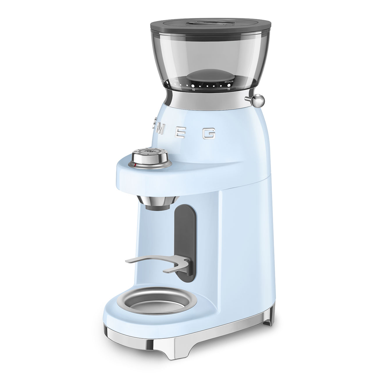 Кофемолка Smeg 50 STYLE, 15x34,5x22 см, голубой