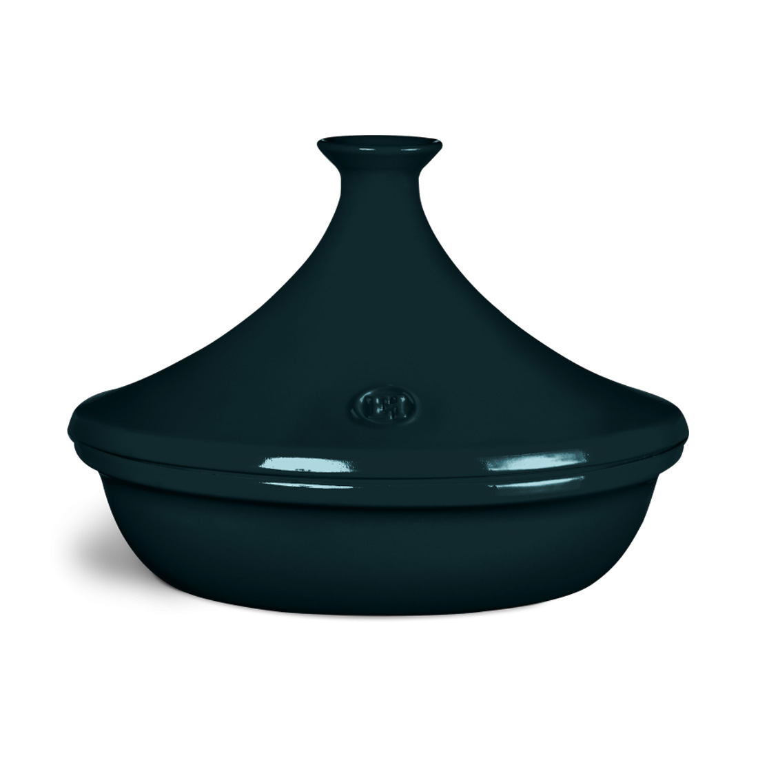 product image - Таджин Emile Henry Flame, об'єм 3,6 л, діаметр 32,5 см, темно-синій