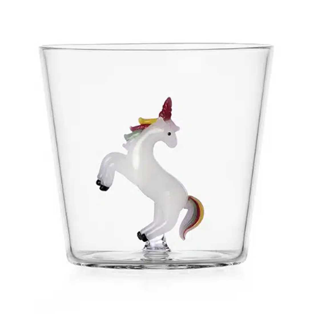 product image - Стакан «Единорог» Ichendorf WOODLAND TALES, объем 0,35 л, прозрачный