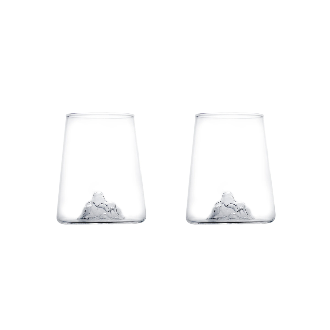 product image - Набір склянок для пива VinBouquet Mountain, об’єм 0,63 л, прозорий, 2 шт