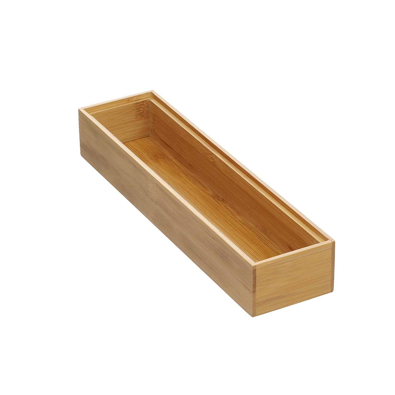 product image - Органайзер для столових приладів InterDesign DRAWER ORGANIZATION, 7,6 х30, 5х5, 1 см, світло-коричневий