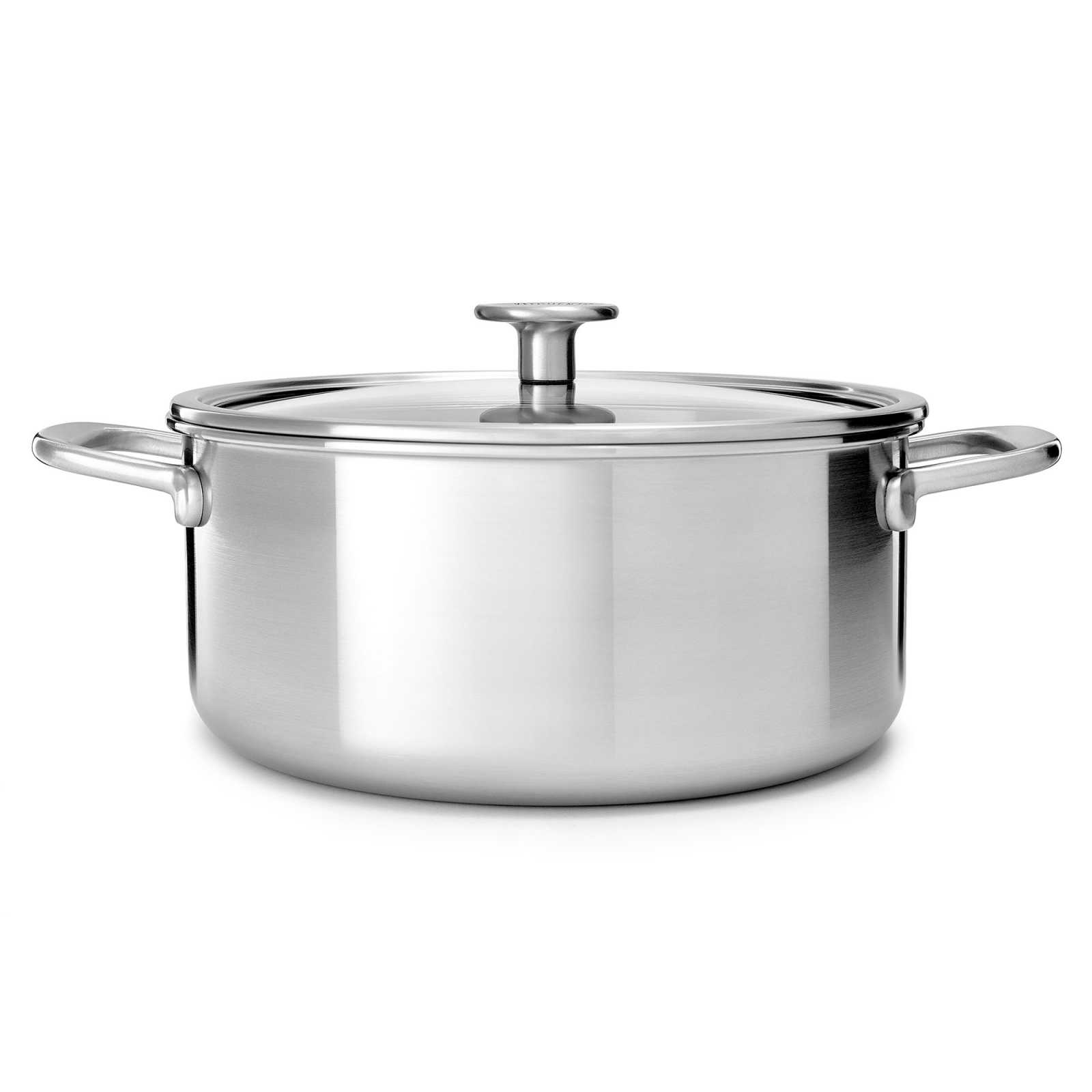 product image - Каструля з кришкою KitchenAid MSS, об'єм 3,1 л, сріблястий