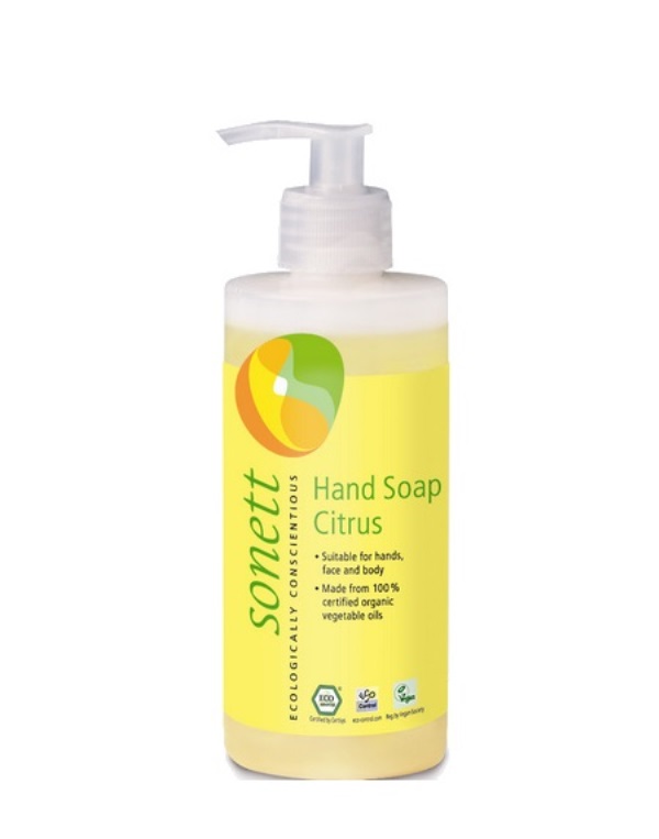 product image - Мыло жидкое органическое с лимонным запахом Sonett, объем 0,3 л