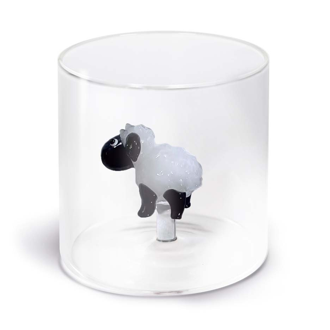 product image - Стакан «Овечка» WD Lifestyle Monterey Animals, объем 0,25 л, прозрачный