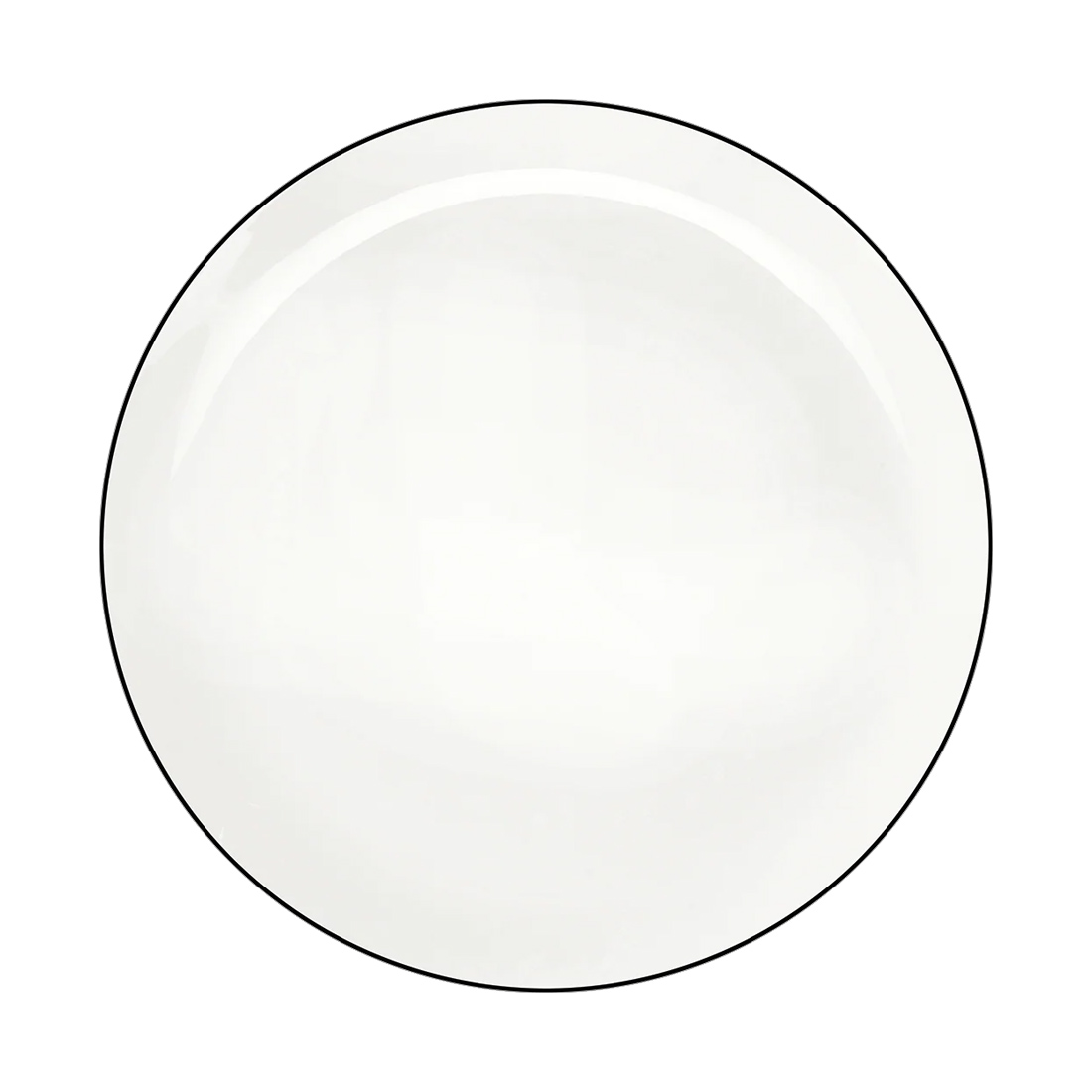 product image - Тарілка порцелянова плоска ASA Selection À table, діаметр 21 см, білий з чорним