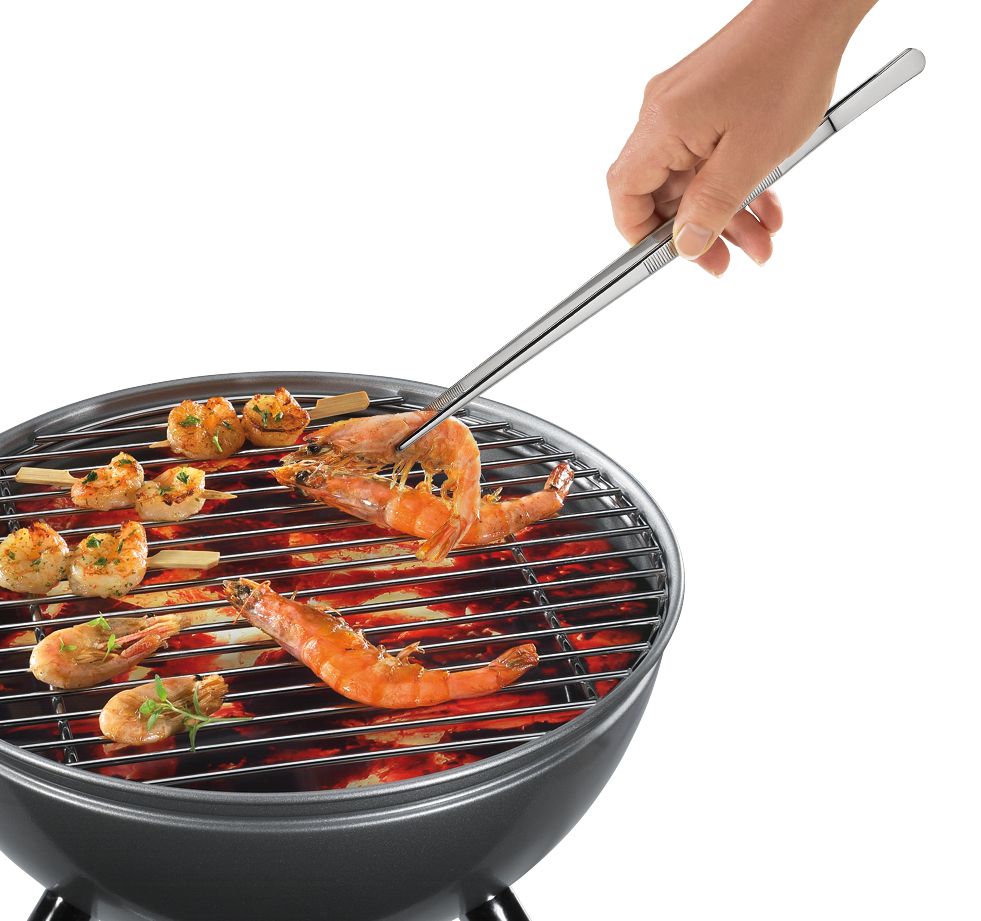 Пінцет кухонний Kuchenprofi BBQ, довжина 30 см, сріблястий
