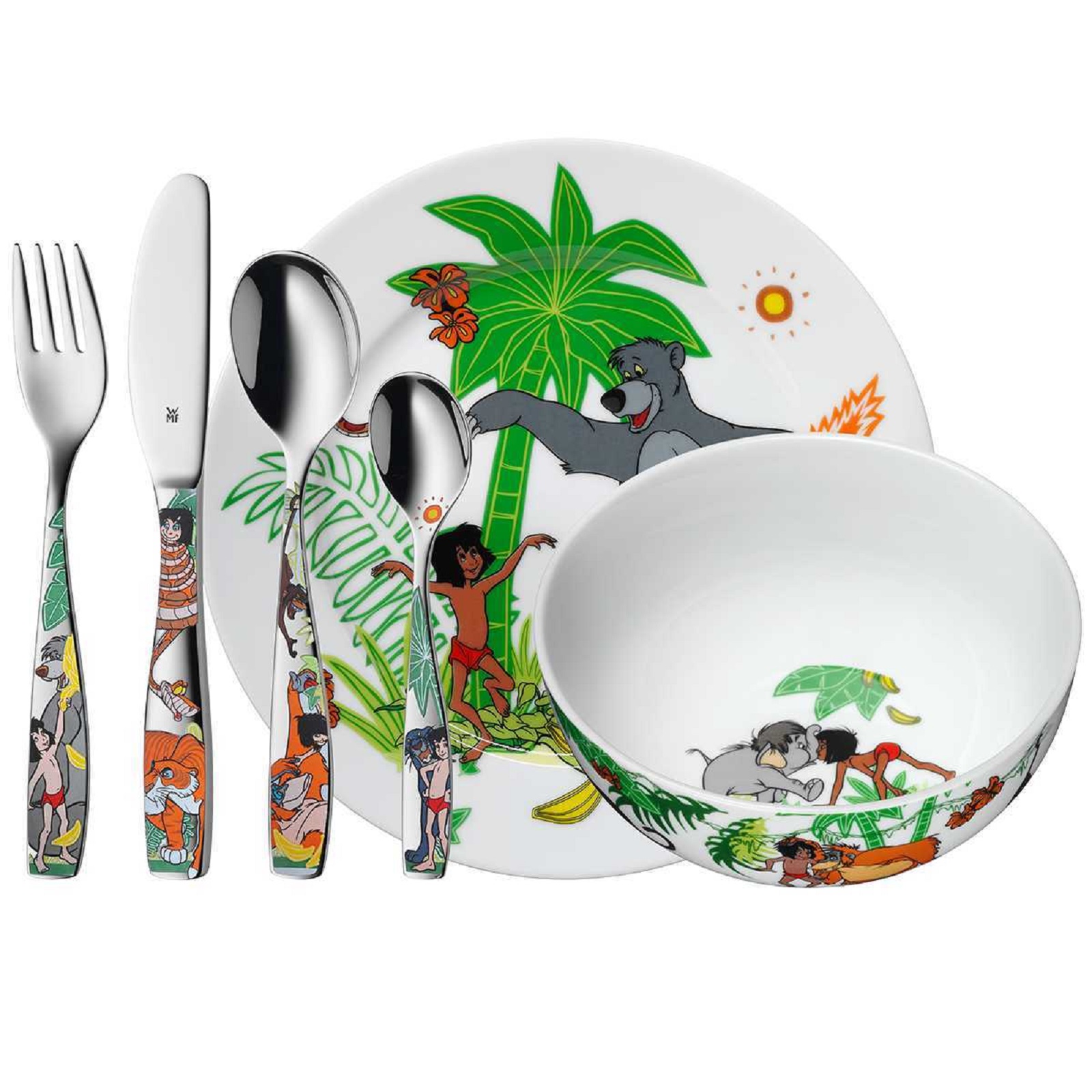 product image - Набор столовый детский 6 пр. WMF Jungle Book (12 8330 9964)