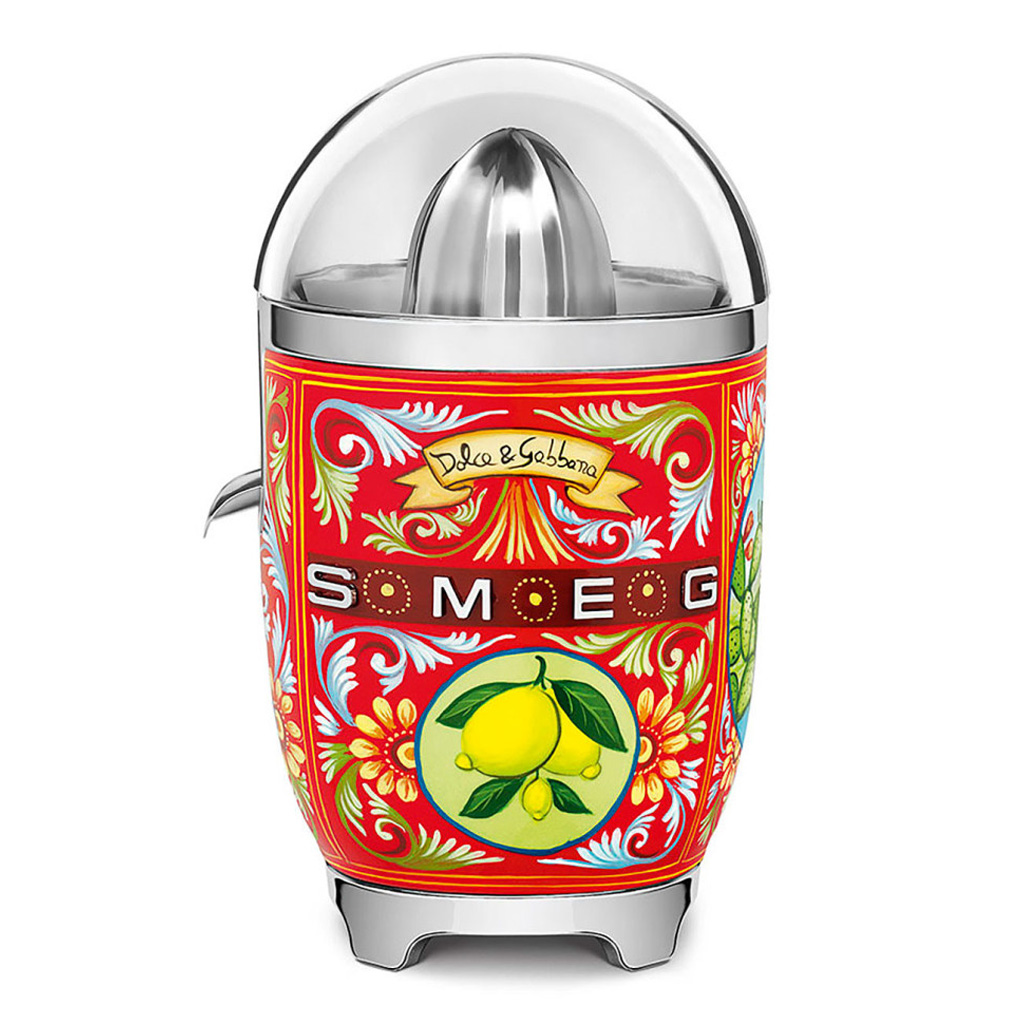 product image - Соковичавниця для цитрусових Smeg Sicily is my Love в колаборації з Dolce & Gabbana, різнокольоровий