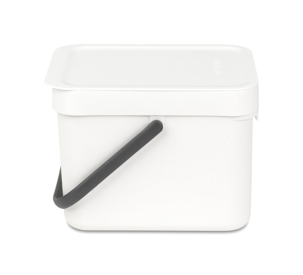product image - Відро для сміття Sort & Go Brabantia, об'єм 6 л, білий