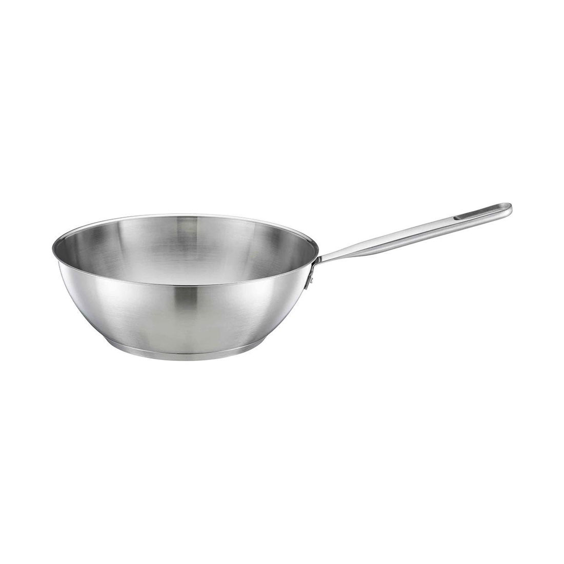 product image - Сковорода Wok Fiskars All Steel Pure, диаметр 28 см, серебристый матовый