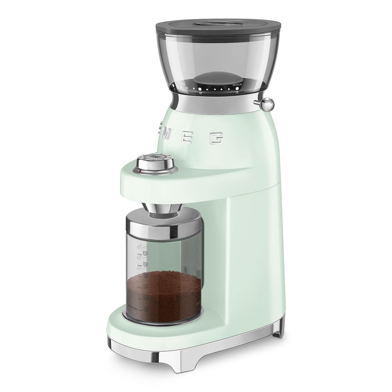 Кофемолка Smeg 50 STYLE, 15x34,5x22 см, пастельно-зеленый