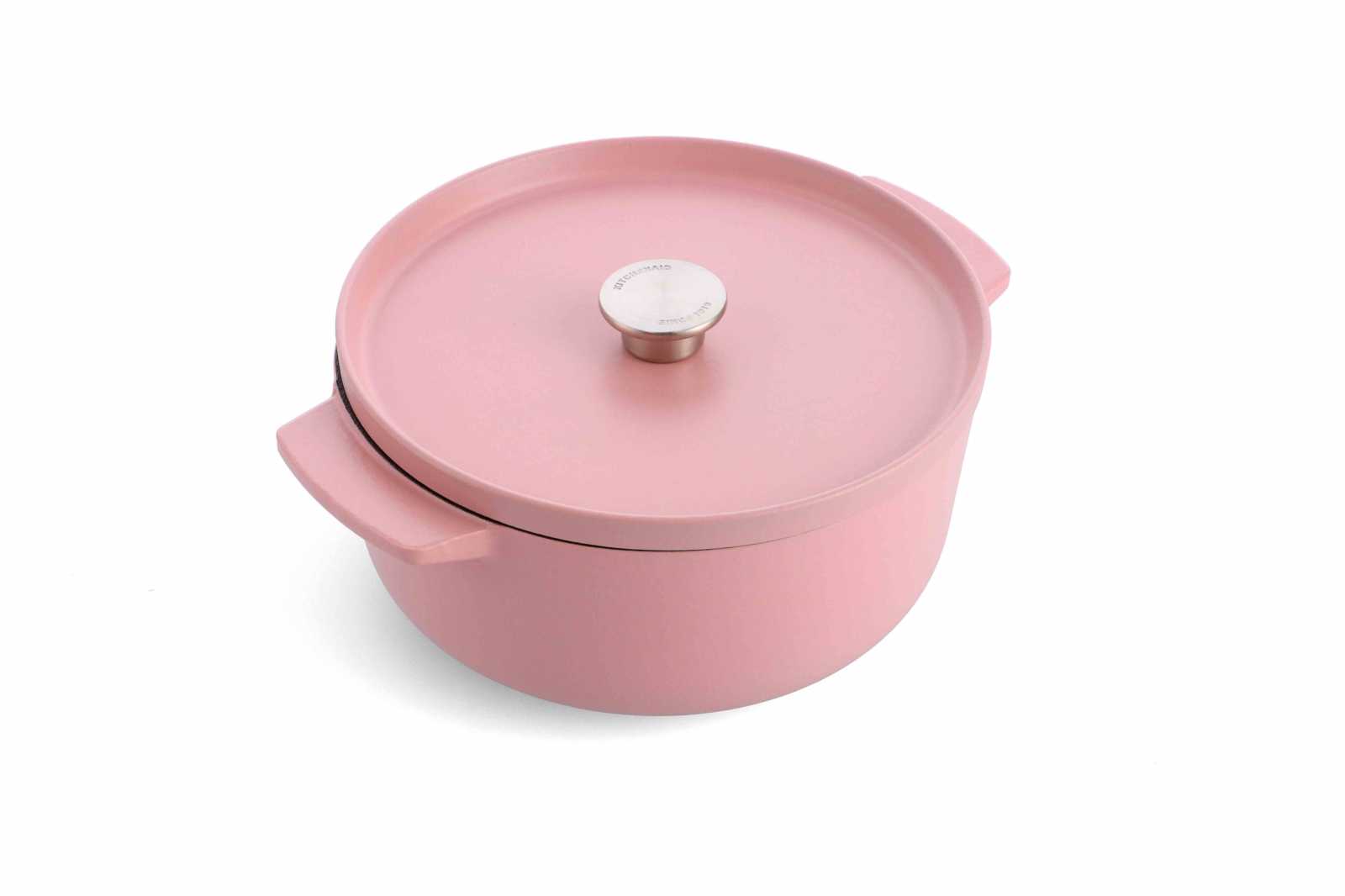 product image - Кастрюля чугунная с крышкой KitchenAid, объем 5,2 л, сухая роза