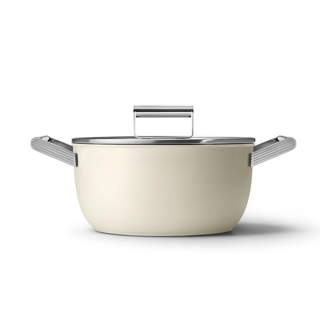 product image - Каструля з кришкою Smeg Smeg 50 Style, об'єм 5,4 л, діаметр 24 см, кремовий