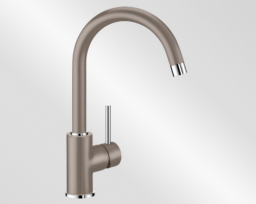product image - Змішувач BLANCO MIDA сірий беж
