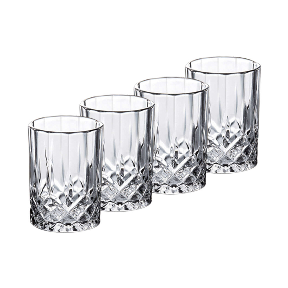 product image - Набор стопок Aida HARVEY, объем 0,037 л, прозрачный, 4 штуки