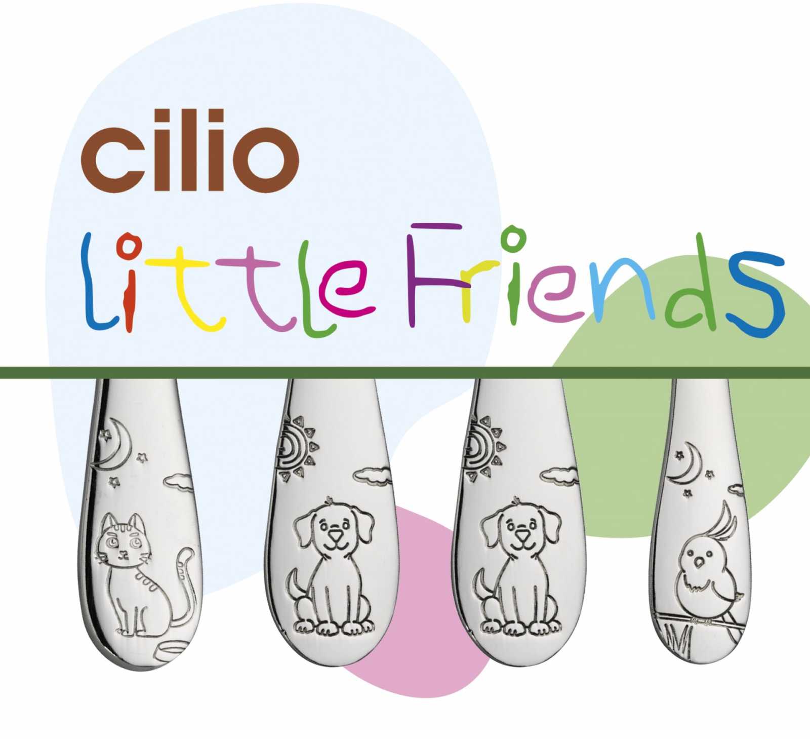 Набір дитячих столових приборів Cilio Little Friends, 4 пр.