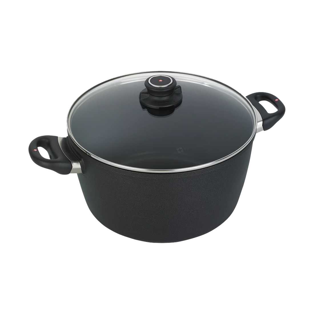 product image - Кастрюля с антипригарным покрытием Swiss Diamond XD INDUCTION, объем 8 л, черный