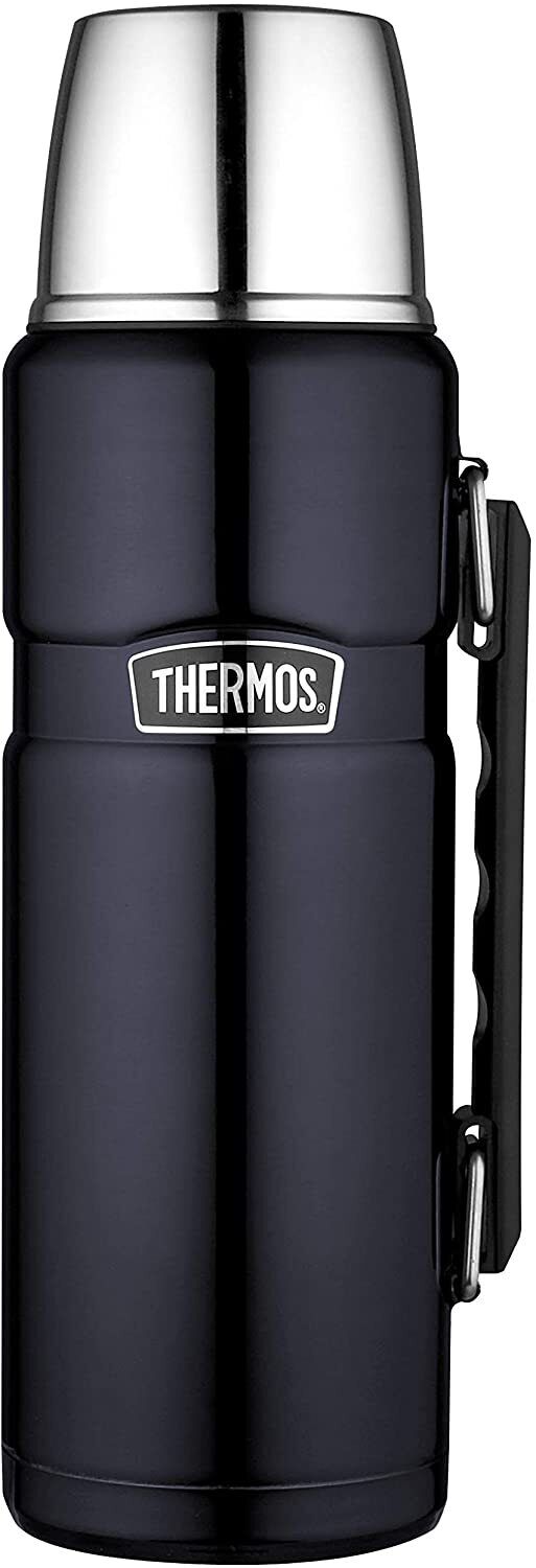 product image - Термос Thermos STAINLESS KING, объем 1,2 л, темно-синий