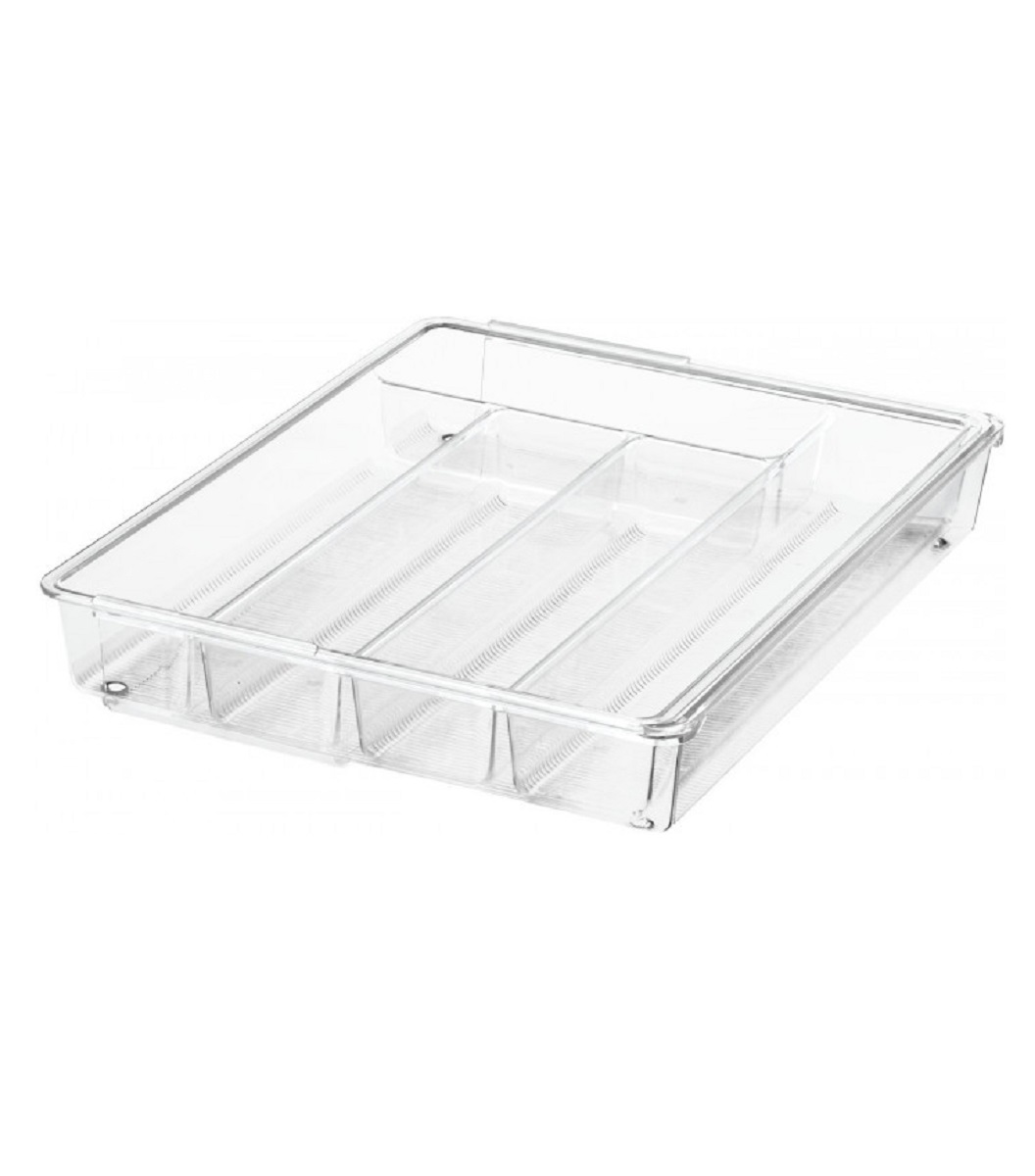Органайзер для кухонных принадлежностей iDesign LINUS, 36,6х28,7х5,8 см, BPA-free пластик, прозрачный