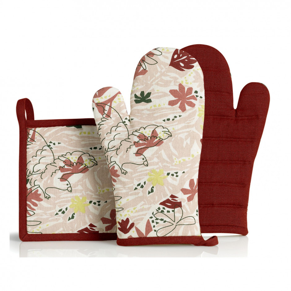 product image - Набор кухонный: варежка и прихватка Winkler MATIS, разноцветный, 2 предмета