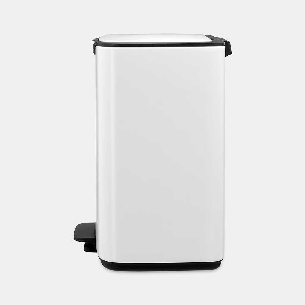 Бак для сміття Brabantia Bo Pedal Bin, об'єм 12 л, білий