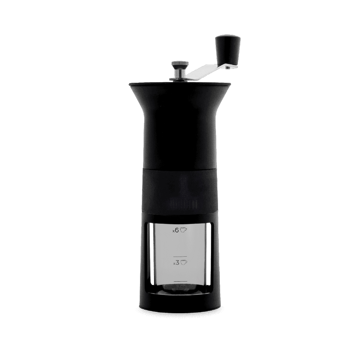 product image - Кавомолка ручна Bialetti, 15,5x8,2x21,5 см, чорна