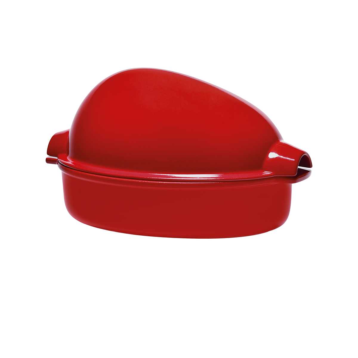 product image - Форма для запікання курки з кришкою 34 x 24 см Emile Henry Ovenware