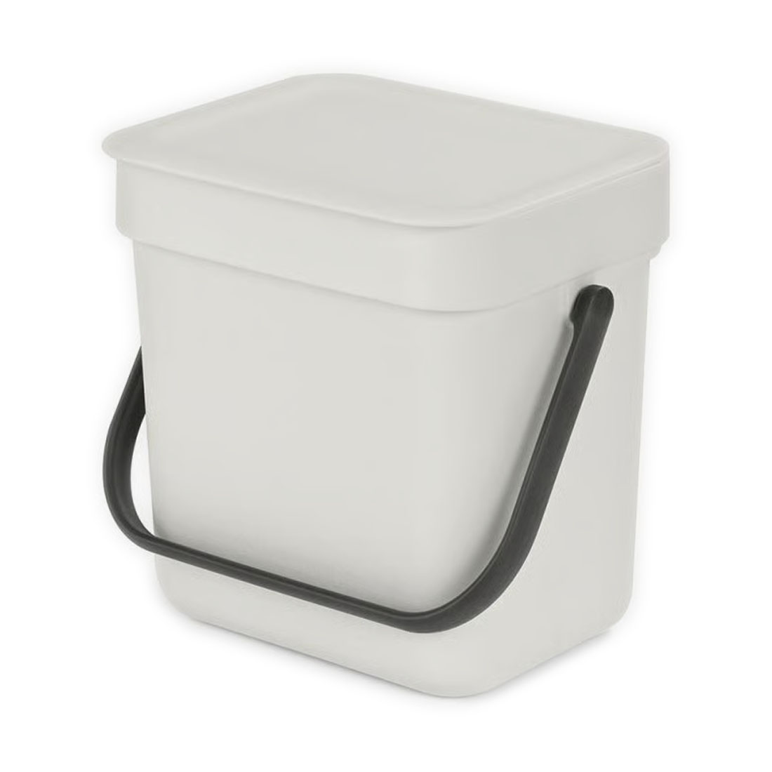 product image - Бак для сміття Brabantia Sort&Go, об'єм 3 л, світло-сірий