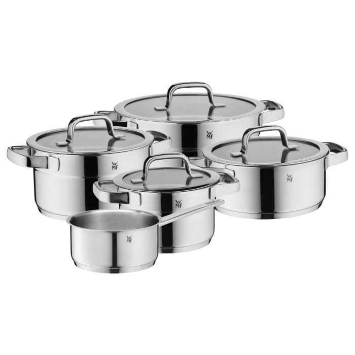 product image - Набір каструль із кришками WMF COMPACT CUISINE, сріблястий, 5 шт