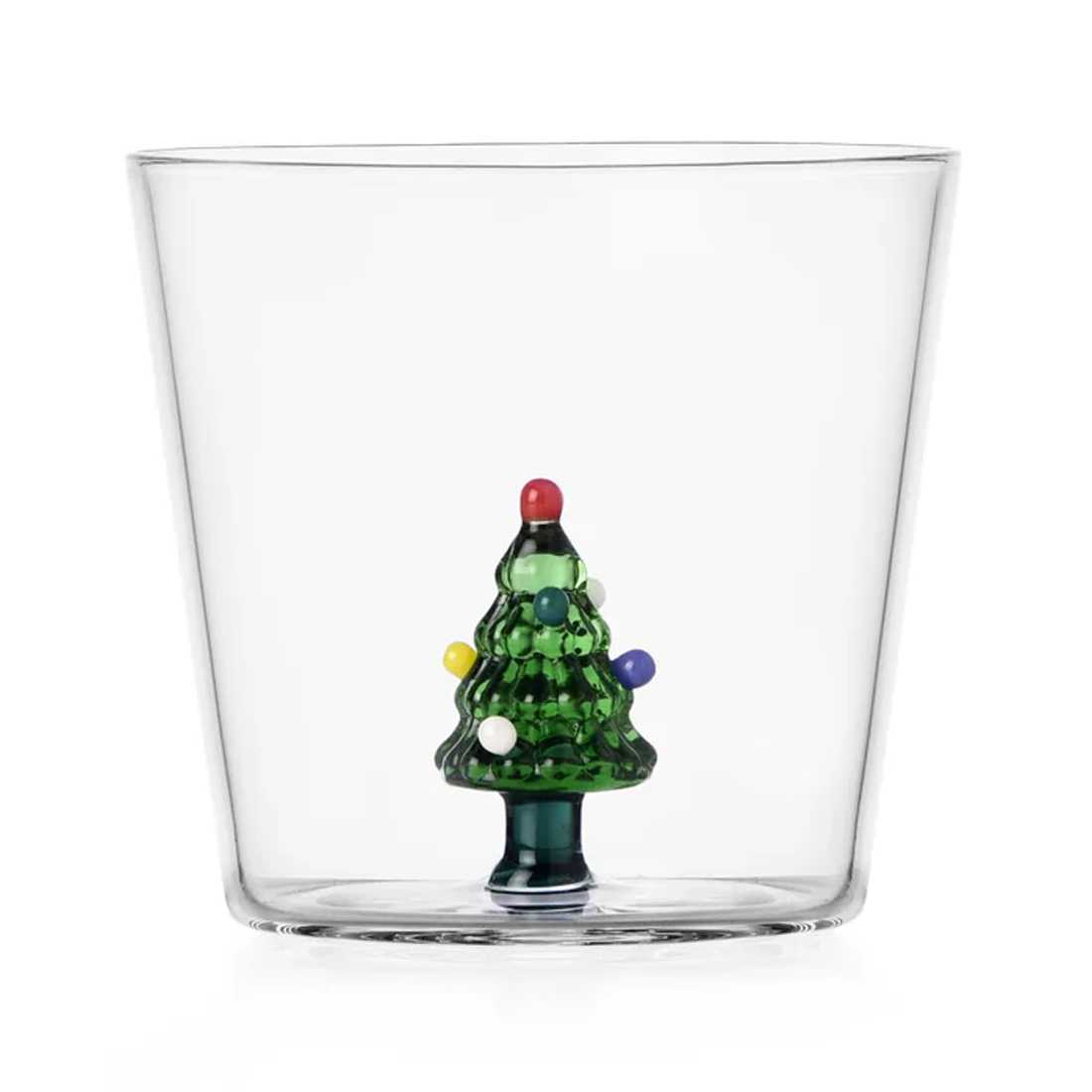 product image - Стакан «Елочка» Ichendorf CHRISTMAS TALES, объем 0,35 л, прозрачный