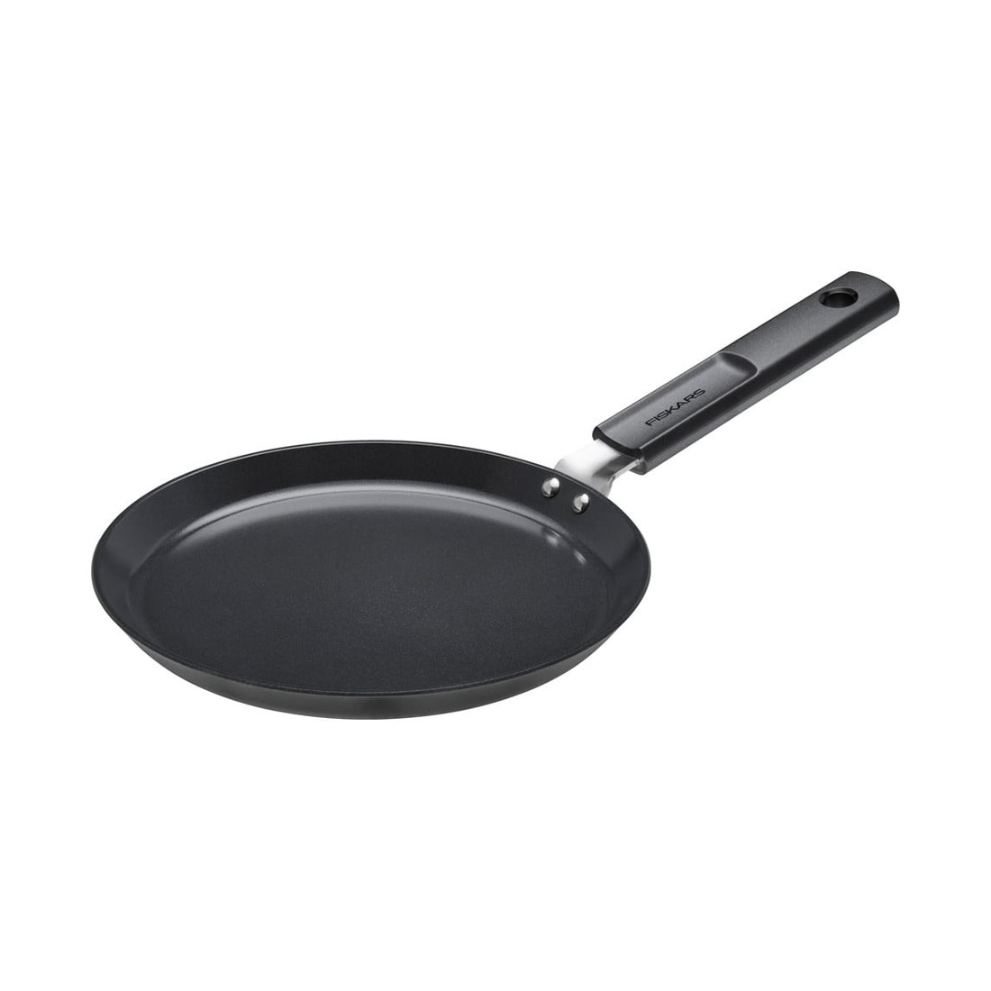 product image - Сковорода для блинов с антипригарным покрытием Fiskars Hard Face, диаметр 22 см, черный