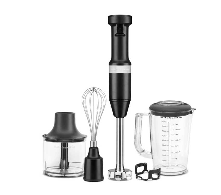 product image - Блендер погружной с аксессуарами KitchenAid ARTISAN, черный матовый
