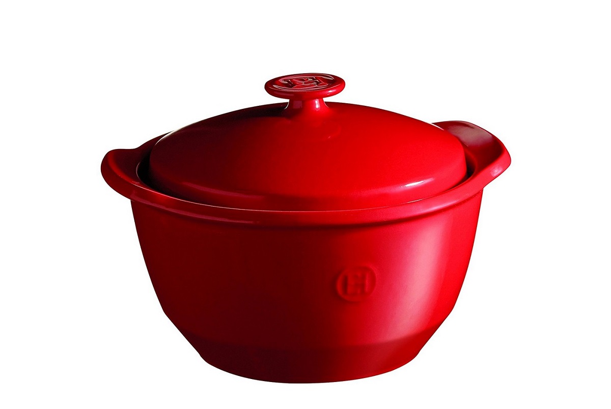 product image - Кастрюля с крышкой Emile Henry, объем 2 л, красный